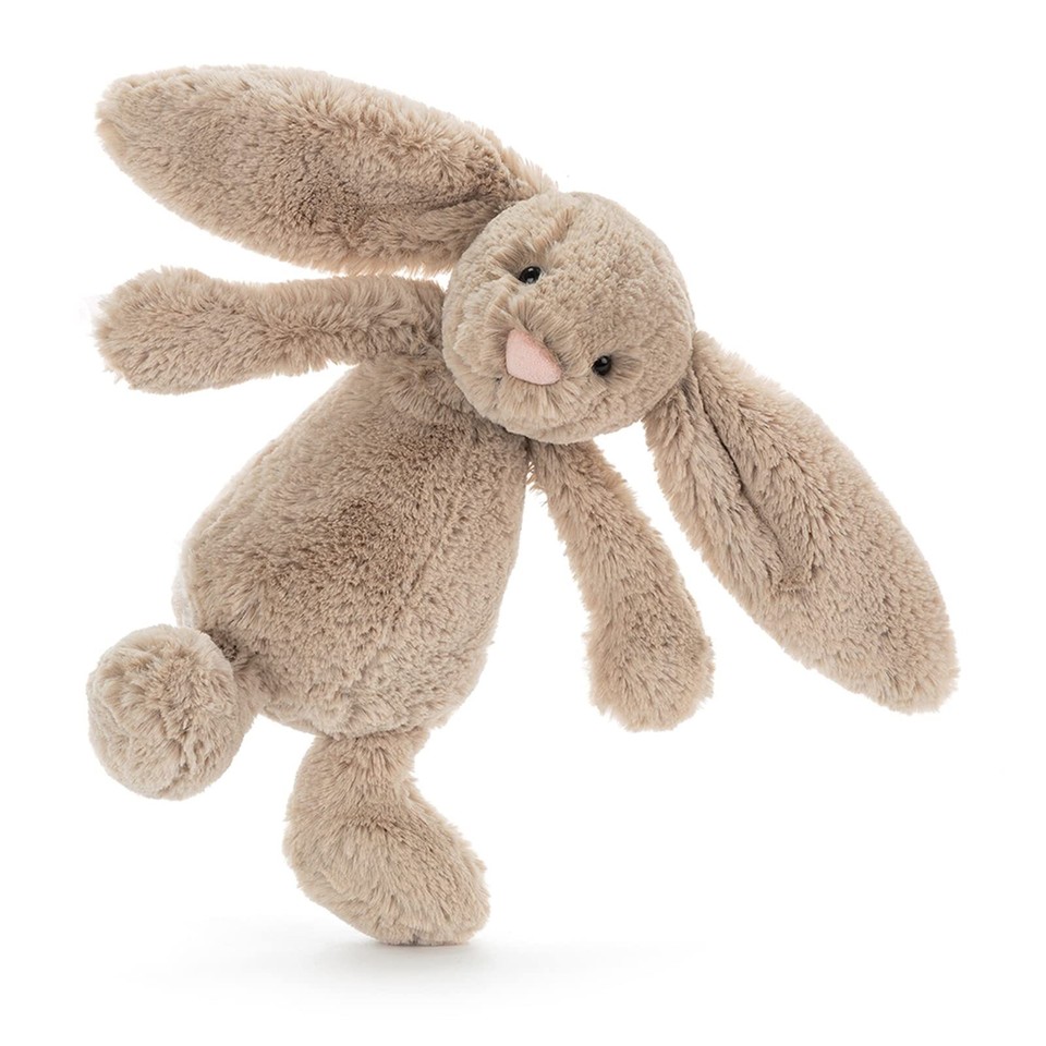 Plush Rabbit Jellycat Bashful Bunny M Color: Beige | eBay