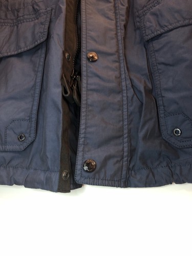 Coach 83393 Men's Nylon Wyatt Field Jacket Lightweight Utility Navy Blue Large - Picture 7 of 12