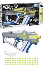 Nerf Hyper Mach-100 Fully Motorized Blaster, 80 Nerf Hyper Rounds Included