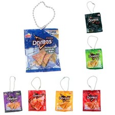 Japanese Fake Food Keychain Phone Strap Charm Miniature Doritos Bag 1 Random Toy