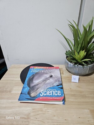 California Science Content Reader 2nd Grade Workbook By Harcourt UNUSED