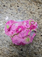 Iplay Seim Diaper 6 To 12 Months Girls Pink Floral I Play 6-12 Washable Cloth