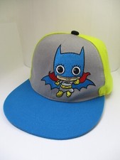 BATMAN Animated SIX FLAGS Cap / Hat Adjustable Snapback Adult OSFM Super Hero