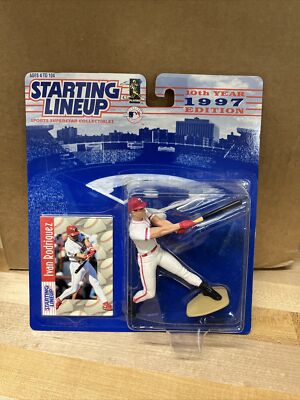 Texas Rangers 1997 Ivan Rodriguez Texas Rangers 1997 Kenner Baseball Starting Lineup HOF ...