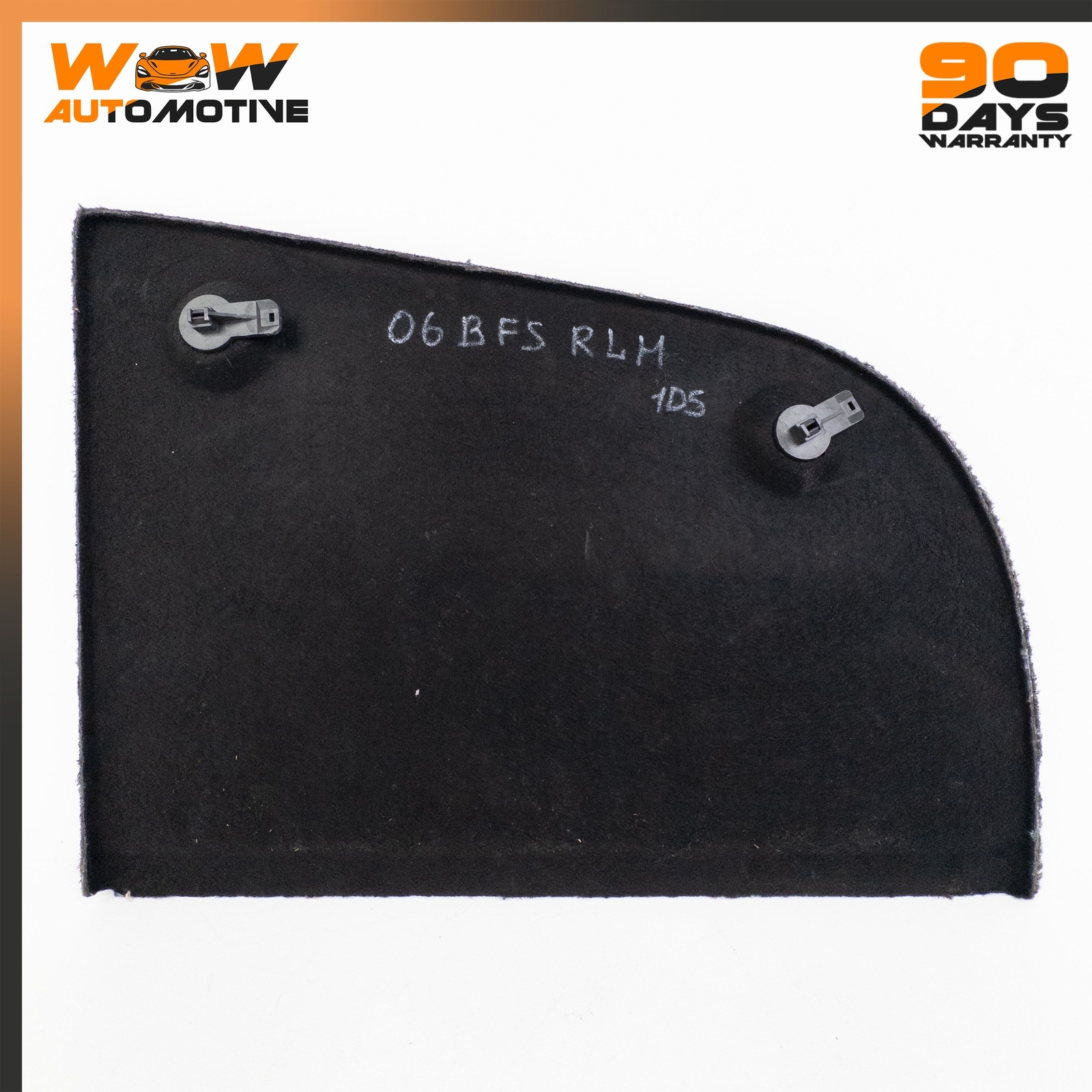 06-13 BENTLEY CONTINENTAL FLYING SPUR LEFT LUGGAGE COMPARTMENT TRIM BLACK OEM