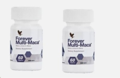 2 PACK OF  Forever MULTI MACA Sexual Potency Libido Energy Stamina Kosher Halal