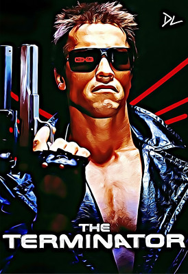 The Terminator ''Arnold Schwarzenegger'' Pop Art Print - 13 x 19 Poster