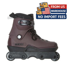 Roces M12 Lo Team Chestnut Aggressive Skates - Size 7.0 US / 40 EU - New