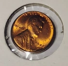 1948 D Lincoln Wheat Penny, Cent, Uncirculated, Red