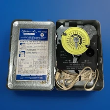 Used. Intermatic T101 Mechanical Time Switch – Tested & Working. With Plug In