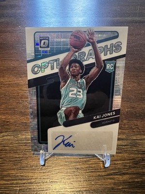 2021-22 Panini Donruss Optic KAI JONES Opti-Graphs PULSAR /20 AUTO RC SSP