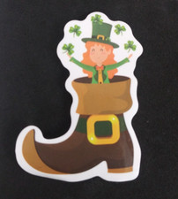 Leprechaun Inside Boot St. Patrick's Day Sticker 2.38