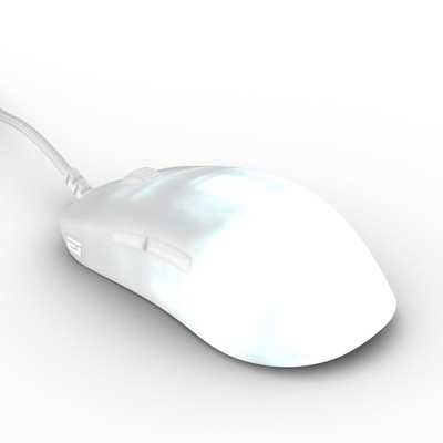 OP1 RGB Gaming Mouse - Precision Sensor, Kailh GX Switches, White Frost, RGB Lig