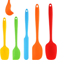 5 StüCk Silikon Spatel, Silicone Spatula,Silikon Spatel Set, Bpa-Frei