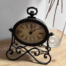 Antique style Iron Scroll Mantel clock- Vinta...