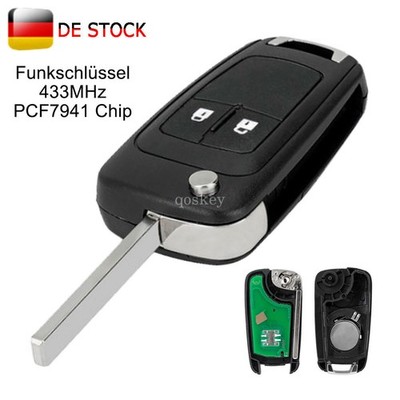 Funk Schlüssel 433MHz Platine ID46 Chip Für Opel Zafira Meriva Insignia Astra J