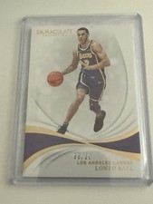 GOLD 2018-19 Panini Immaculate Gold  /10 Lonzo Ball 2nd Year 💎🔥💎🔥💎