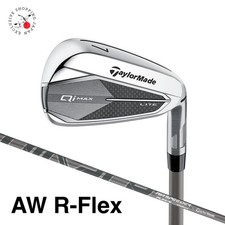 Taylormade Golf Qi MAX LITE Iron Wedge AW R-Flex AIR SPEEDER TM Graphite Shaft