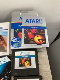 Vintage Atari 5200 Video Game Lot Pac Man 5208 Defender Joust DC Comic Magazine