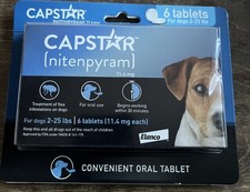 Capstar Or Cap Action Fast-Acting Oral Treatment Dogs 2-25 lbs Vet-Recommended