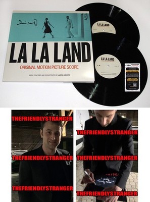 Justin Hurwitz signed ''LA LA LAND'' Vinyl Album GOSLING STONE b Composer JSA COA