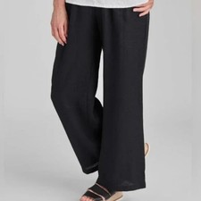 Flax Staright Wide Linen Pant size Small