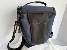 Quantaray Camera Shoulder Bag Padded w/ Strap, Blue/Black