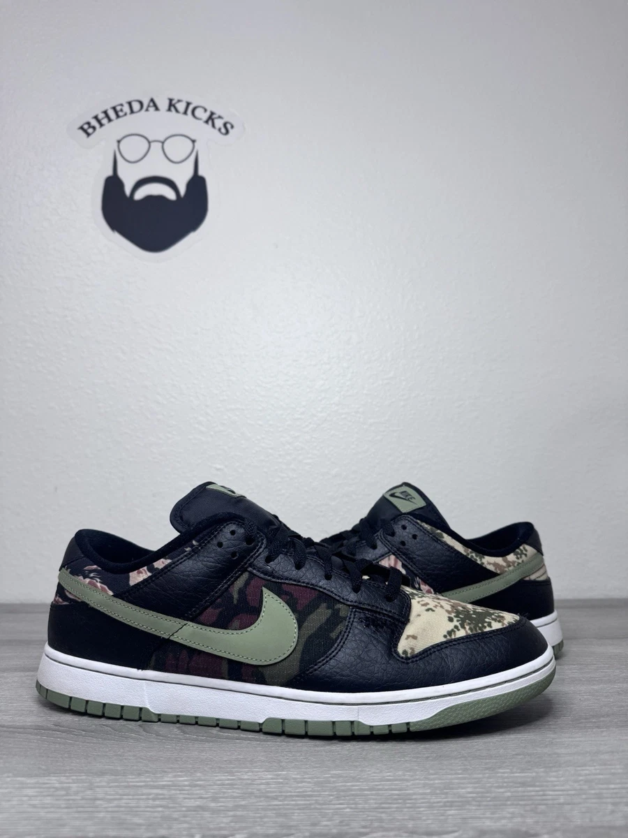 Nike Dunk SE Low Black Multi-Camo for Sale | Authenticity