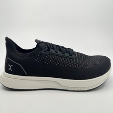 Flux Footwear Adapt Runner Black White Mens Size 10 Athletic Knit Shoes Sneakers