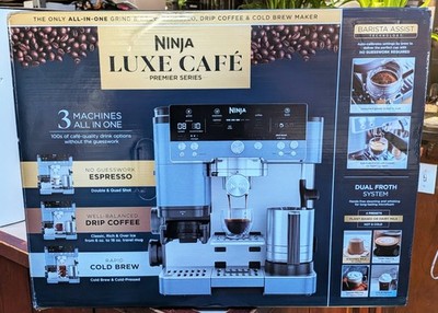 Ninja Luxe Café Premier Series 3-in-1 Espresso, Coffee, & Cold Brew - Blue - NE