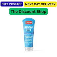 O’Keeffe’s Healthy Feet Tube, 80ml - Foot Cream for Very Dry Skin, Cracked Heels