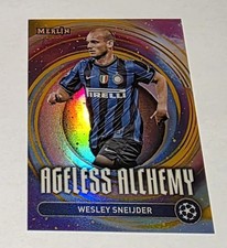2024/25 Topps Merlin Chrome UEFA CC Ageless Alchemy Gold Wesley Sneijder 22/50