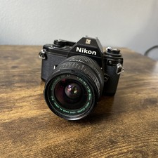 Nikon EM 35mm SLR Vintage Film Camera - Tested - Missing Battery Cap