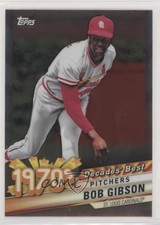 2020 Topps Decades Best Chrome Pitchers Bob Gibson #DBC-31 HOF 3a1