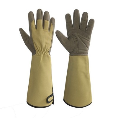 Long Cuff Gardening Work Gloves, Wear-resistant, Puncture-proof