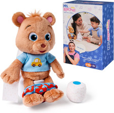 Ms. Rachel Potty Time with Bean, 11  Plush Teddy Bear with Play Toilet  Accesso