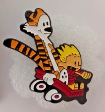 CALVIN AND HOBBS-ENAMEL PIN-SHIP ALL THE PINS YOU BUY FOR $4.99-VISIT OUR STORE