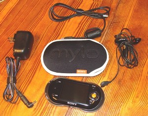 SONY Mylo Com-1 Personal Communicator with charger, USB cord and headphones