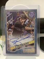 2018 Topps Gypsy Queen - Ryan McMahon #GQA-RM Indigo /150 - RC Auto