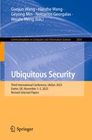 Ubiquitous Security Guojun Wang (U. A.) Taschenbuch Xv Englisch 2024 Springer