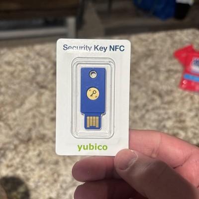 Yubico FIDO Security Key NFC and USB - Two Factor Authentication, Fits USB-A