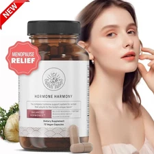 Happy Mammoth Hormone Harmony Natural Hormonal Support for Women 72 Capsules