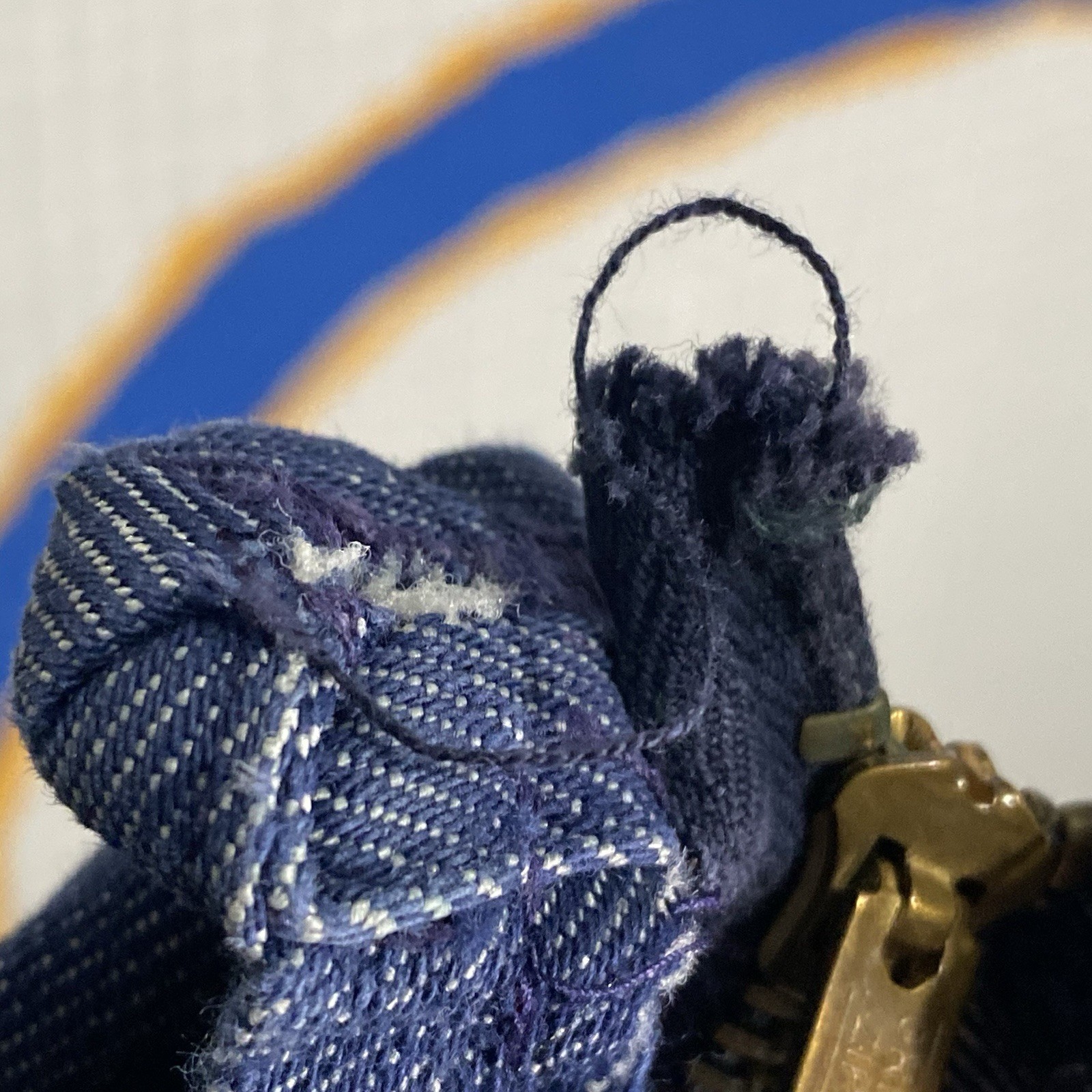 Vintage 50s Carol Brent Denim Shorts Side Zip 30 Large High Waist Pleated Indigo