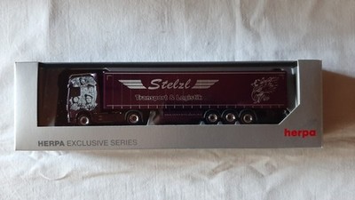 Herpa 941259/DAF XF SSC Gardinenplanen-Sattelzug ''Stelzl''/1:87/OVP/TOP