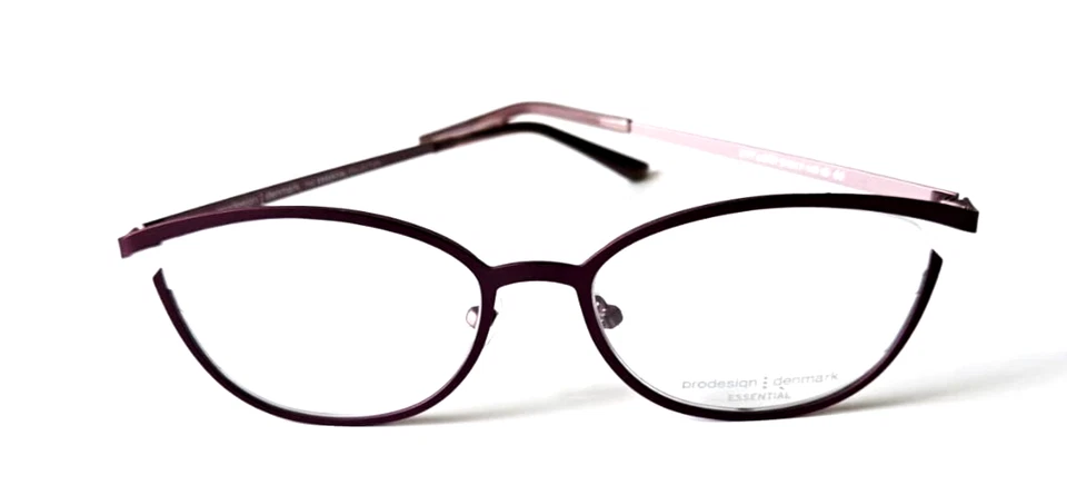 PRODESIGN DENMARK 3177 C3721 PLUM 正品全 RIM 眼镜框 51-17-140 — 第 3/4 张图片