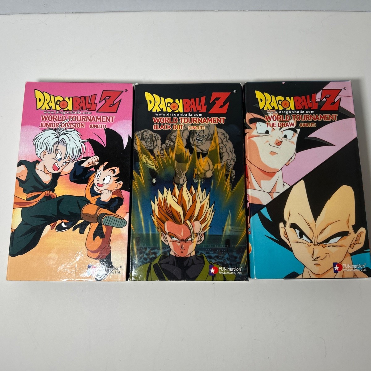 Dragon Ball Z World Tournament Saga Uncut Complete VHS Set | eBay