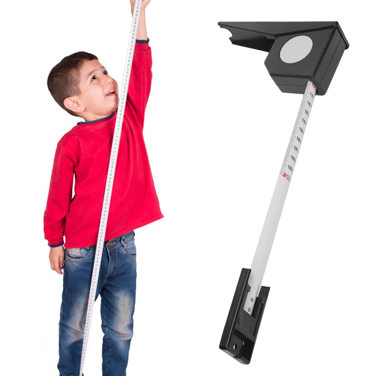 Meters Height Measuring Tool Reliable For Family Use Black
