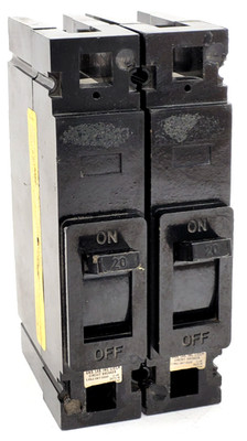 Lot of 2 - SEH1C20 Sylvania 20 Amp 277 Volt Circuit Breaker - Next Day Option