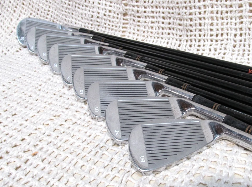 Dynacraft OVERSIZE (3-PW,SW) 9 Pc Iron Set LEFT-HAND ~ Reg Flex Graphite Shafts - Image 2 of 4