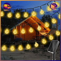 Solar Lichterkette AußEn Wetterfest 5M 30 LED Warmweiß FüR Garten Terrasse